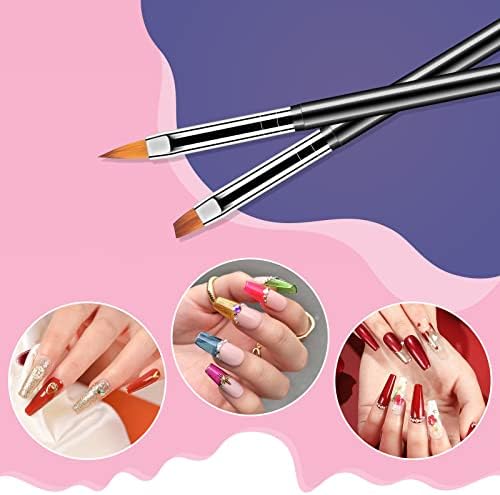 Artdone Nail Art Dotting Tools 6PCS Double-ended Brushes Kit Gel Polish - Image 5