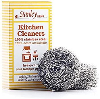 Stanley Home Products Stainless Steel Scrubbers – Rust Resistant Sponge - Image 2