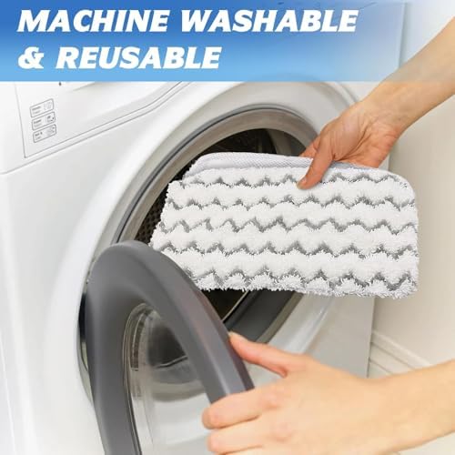 16 Pack Steam Mop Replacement Pads, Microfiber Floor Cleaning Pads Compatible - Image 6