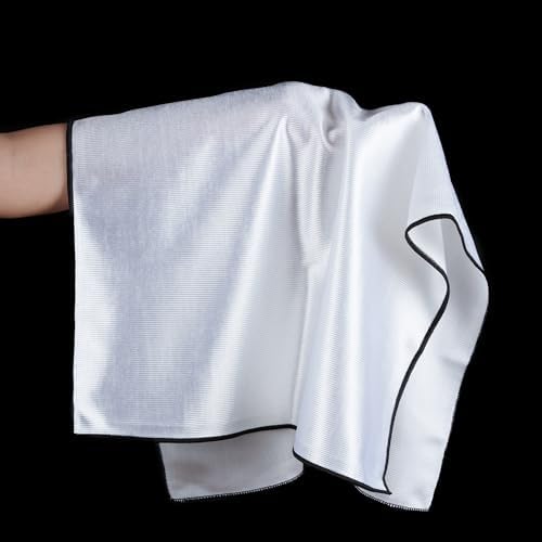 POLYTE Lint Free Microfiber Wine Glass Fine Polish Cloth 18x28 in, 2 Pack - Image 5