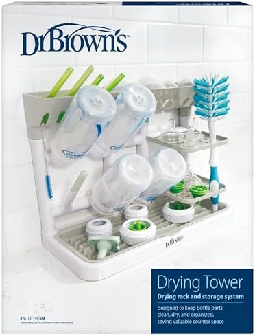 Dr. Brown's Drying Tower, Stand-Up Drying Rack, Countertop Baby Bottle Drying by Unknown