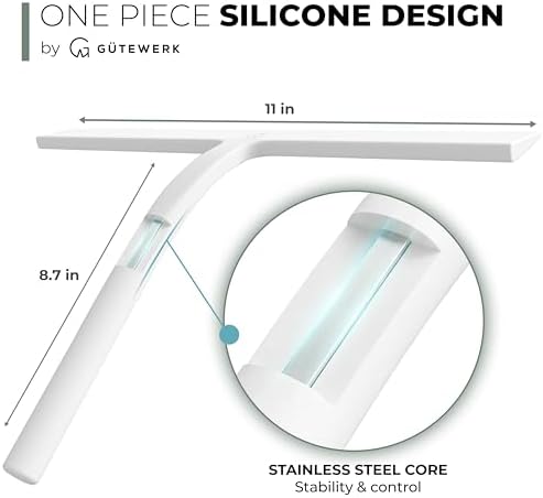 GÜTEWERK Silicone Shower Squeegee - Image 4