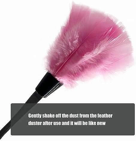 14 Inch Turkey Feather Duster – Lightweight Cleaning Brush - Image 3