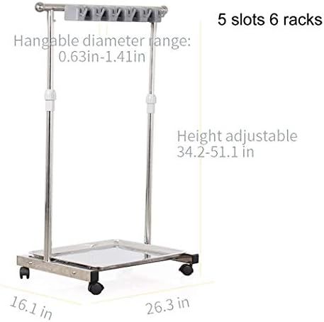 movable mop broom holder put wet mops floor standing cleaning tool rack - Image 4