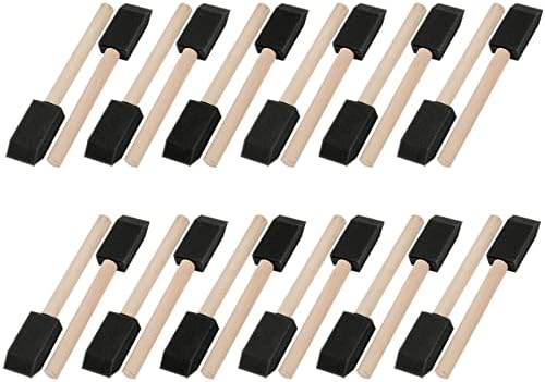 Mister Rui 24 Pack 1 Inch Foam Paint Brushes - Image 6