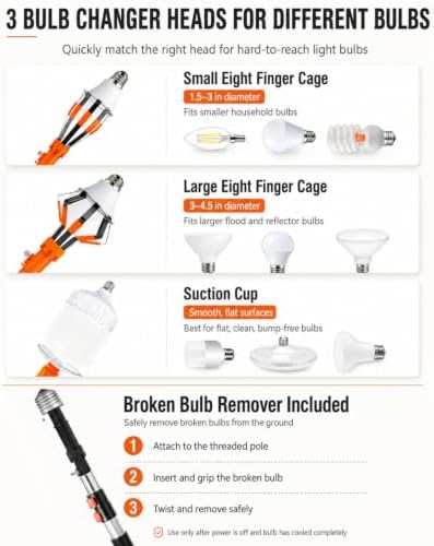 26 FT Light Bulb Changer for High Ceilings - Image 4