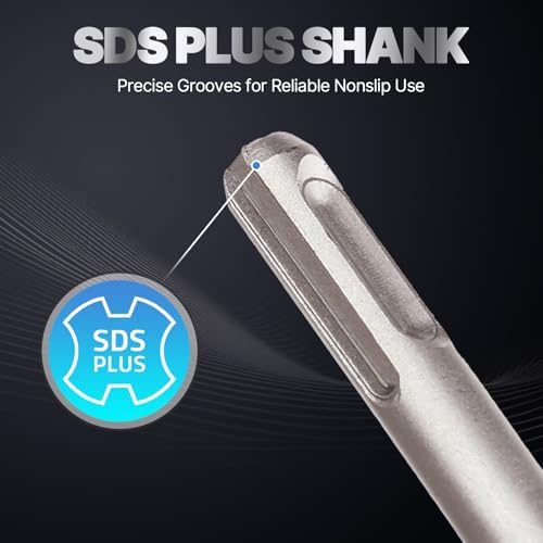 4''x12'' SDS Plus Floor Scraper, Concrete Chisel Tile Removal Tool - Image 4
