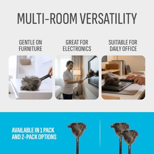 Retractable Feather Duster 8-14 in Adjustable - Image 5