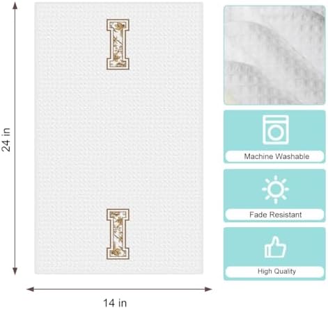 Chinoiserie Initial Kitchen Towels, Personalized Kitchen Towels, Personalized - Image 6