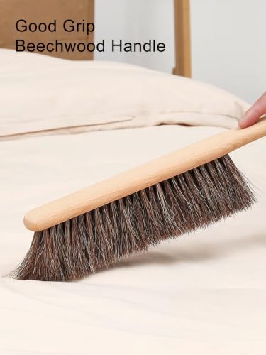 Horsehair Bench Brush Soft Bristle Wood Handle - Image 5