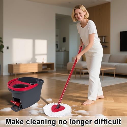 10 Pack Spin Mop Replacement Head Mop Refill Compatible - Image 6