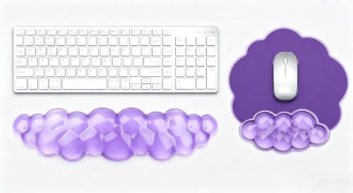 Mouse Pad with Wrist Rest, Soft Cloud Gel Keyboard Mouse Pad Set with Hand by Unknown