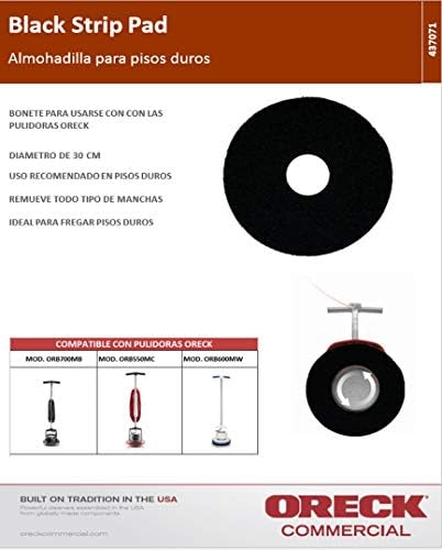 Oreck Commercial 437071 Strip Orbiter Pad, 12 in. Diameter - Image 3