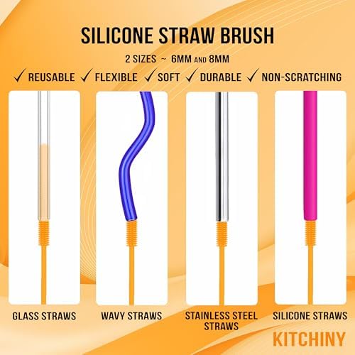 Kitchiny Silicone Bottle Brush 12.5 inch - Image 4