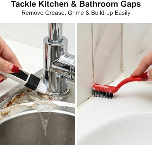 11 Pack Window Track Cleaning Tools Set, Window Groove Cleaning Brush Kit - Image 4