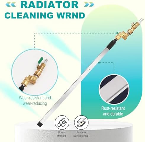47" & 24" Dual Water/Air Radiator Cleaning Wand Set - Image 6