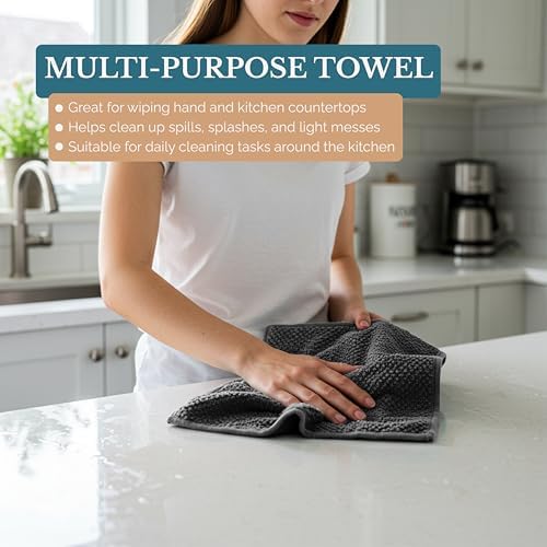 Casa Platino Kitchen Towel Set 8 Pc - Image 4
