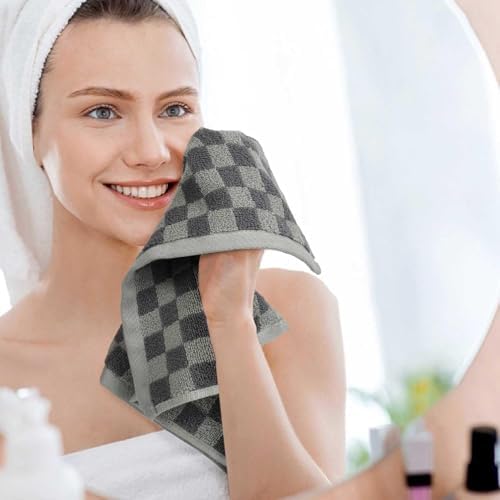 Super Soft Wash Cloths, 12 Pack Washcloths Facecloth - Image 7