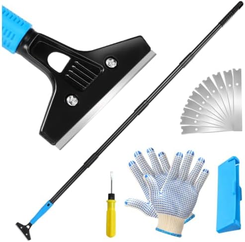 8‑72" Adjustable Heavy‑Duty Floor Scraper by LEICHTEN