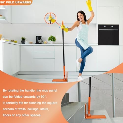 JEHONN Dust Mop for Hardwood Floors, Broom Duster - Image 2