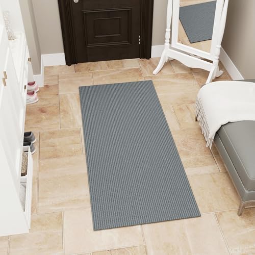 Ottomanson 3x3 Indoor Outdoor Door Mat – Non-Slip Waterproof Floor Mat by Ottomanson
