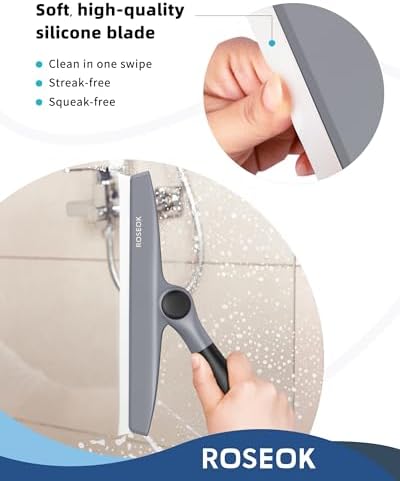 ROSEOK Shower Squeegee, Silicone Squeegee - Image 3