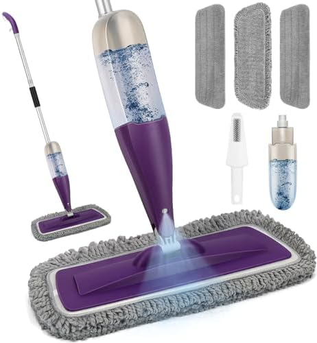 Microfiber Spray Mop for Floor Cleaning by Makecleaningmoreefficient
