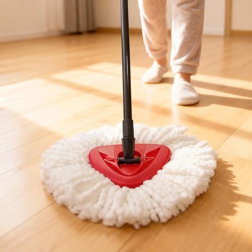 4 Pack Microfiber mop Head Replacements, Compatible - Image 2