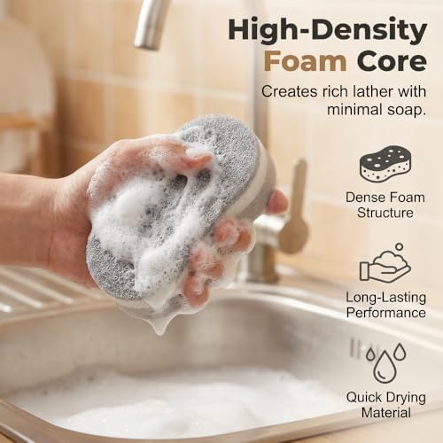 Cleaning Sponges Eraser, 2026 Upgrade Multi-Functional Eraser, Sponge Scrubber - Image 4