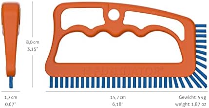Fuginator Scrub Brush for Tile and Grout: Stiff Nylon Bristle Scrubbing Brush - Image 3