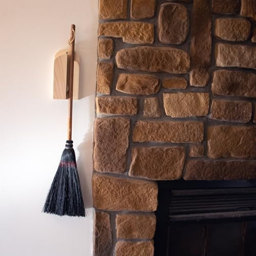 Lehman's Amish Handcrafted Broom Holder, Wall-Mount Wooden Storage Solution - Image 3