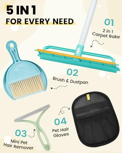 Carpet Rake for Pet Hair Removal - Image 6