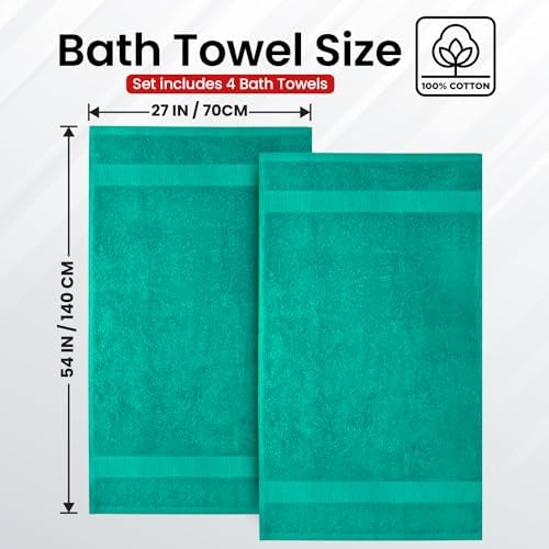 Infinitee Xclusives 100% Ring-Spun Cotton Bath Towels - Image 3