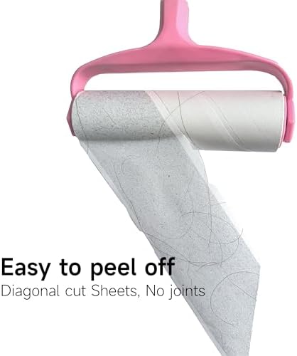 5 Pack 9.5 Inch Lint Roller Refills, 60 Sheets Per Roll - Image 4