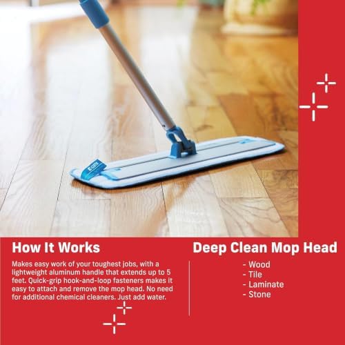 E-Cloth Mop Head Replacement, Reusable Mop Pads - Image 3