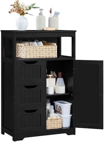 Yaheetech Small Freestanding Bathroom Storage Cabinet by Yaheetech