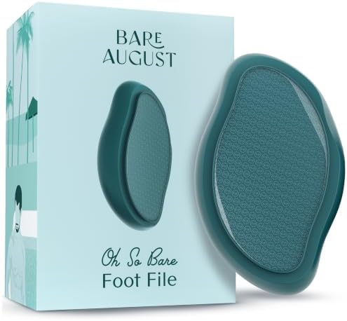 Bare August Nano Glass Foot File, Foot Callus & Dead Skin Remover by BareAugust