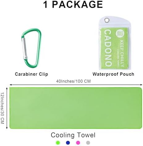 4 Pack Cooling Towel, Soft Breathable Chilly Towel, Ice Towel - Image 6