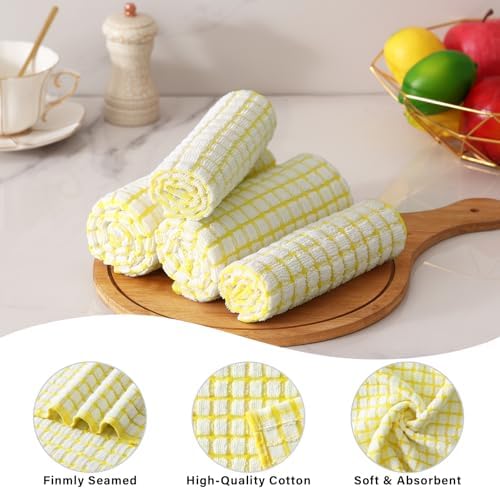 Kitinjoy Cotton 8 Pack Terry Kitchen Towels - Image 2