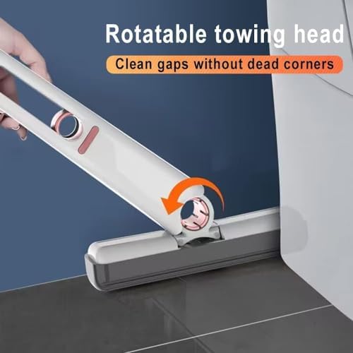 Portable Mini Mop, Self-Squeeze Sponge Mops, Lazy Hand-Free Household Mini - Image 4