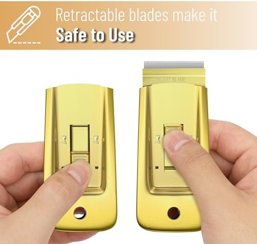 Bates- Metal Razor Blade Scraper Tool, 2 Pack, 30 Extra Blades, Heavy-Duty - Image 6