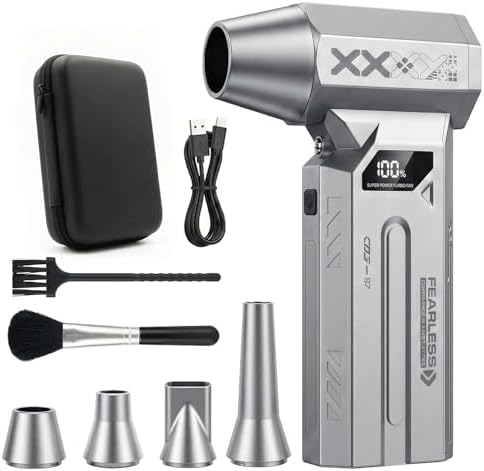 Compressed Air Duster, 120000RPM Cordless Electric Air Duster by VELOZFashionUSA