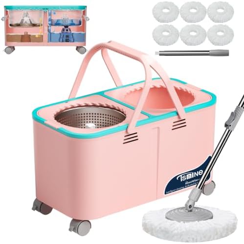 RinseWise Easy-Use Gen 2 Mop Bucket, Clean/Dirty Water Separation by RinseWise