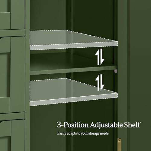 Yaheetech Small Freestanding Bathroom Storage Cabinet - Image 5