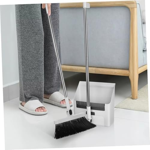 Foldable Broom and Standing Dustpan Set, Durable 3-in-1 Cleaning Set - Image 4