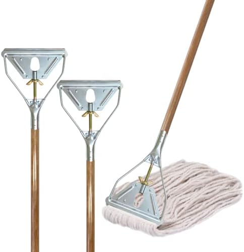 59" Mop Stick Quick Change Commercial Grade Mop Handle Pack of 2 Industrial by ILOT