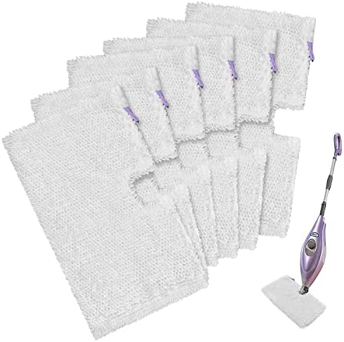 6 Pack Microfiber Steam Mop Replacement Pads by GFRED