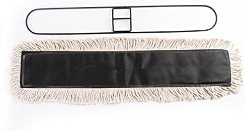 Matthew Cleaning 36'' High Strength Disposable Dust Mop Cotton Cut-end Yarn Mop - Image 3