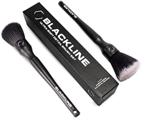 Blackline Car Detailing Brush Set, 2 Pack by BlacklineCarCare