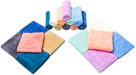 Kyapoo 20 Pack Baby Washcloths Microfiber Coral Fleece Extra Absorbent and Soft - Image 3